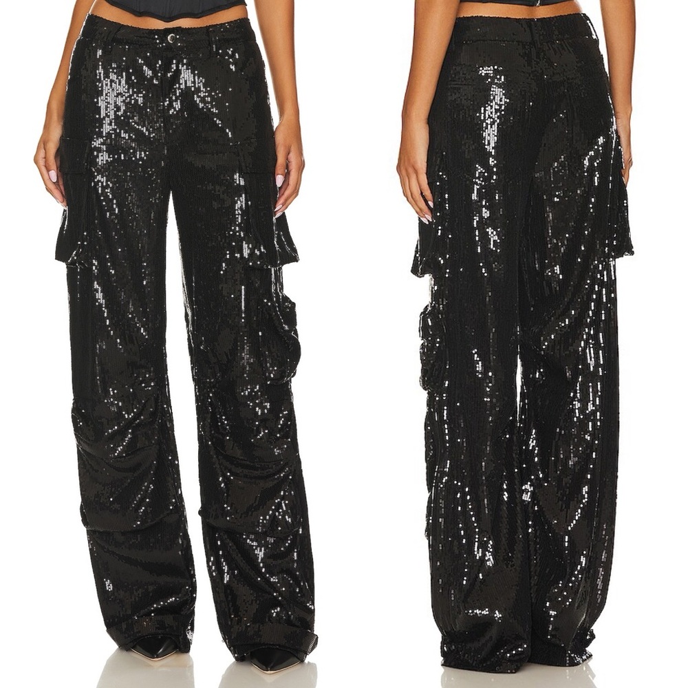Steve Madden Duo Sequin Pant Size M
